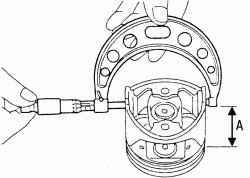 Измерение диаметра поршня